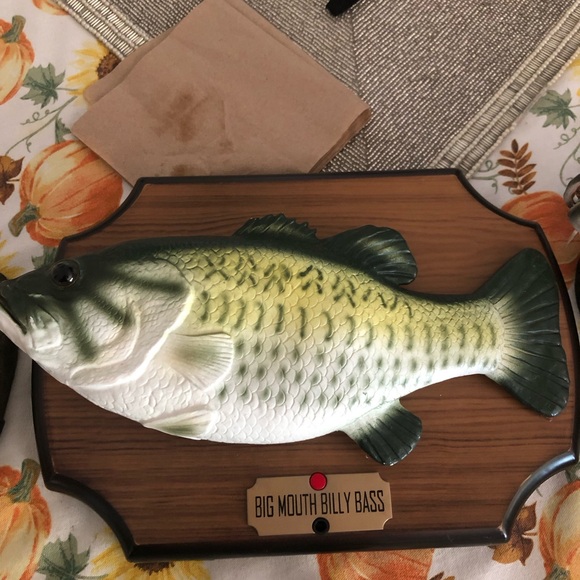 Singing Fish - Green and White - Picture 1 of 1